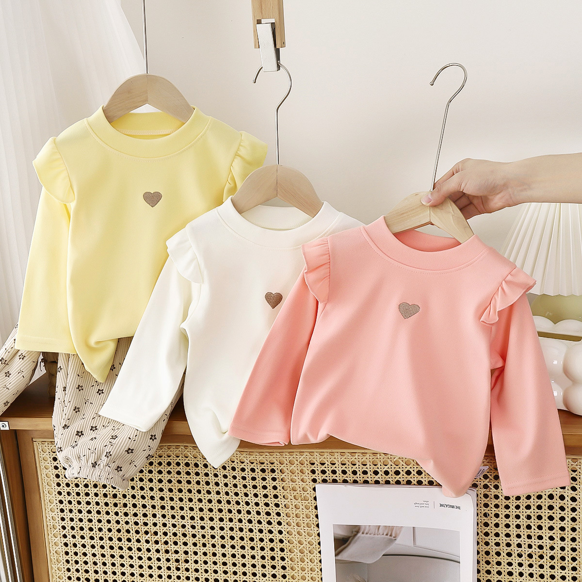 Детская футболка с длинным рукавом, новая, теплая