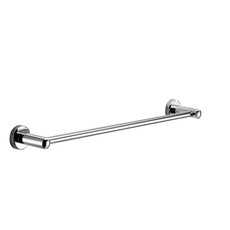 Factory direct cross-border 304 towel bar stainless steel single pole bathroom towel rack bathroom hanging pole single pole