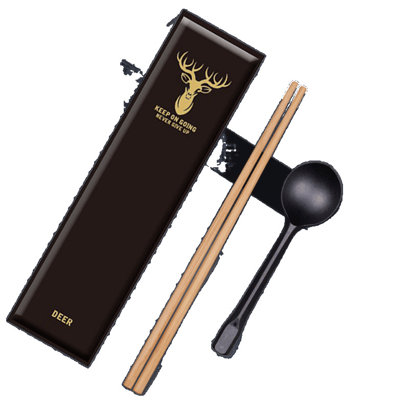 Disposable Chopsticks Four-Piece Set for Hotel Commercial Takeout Packaged Fast Food Sanitary Tableware Convenient Set Cross-Border E-Commerce