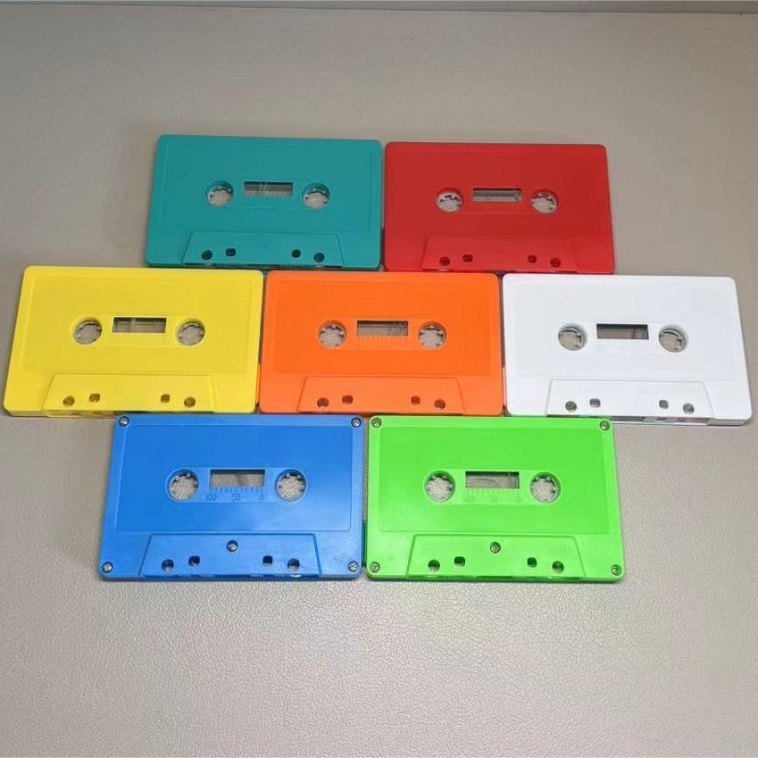 Blank shell color cassette C0 cassette tape audio tape decorative background wall cassette