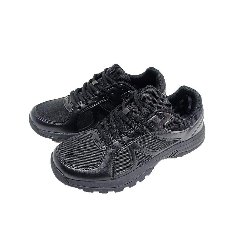 Outdoor Sports Shoes, Leather Stitching, Black Physical Fitness Shoes, Firefighting Training Shoes, Labor Protection Shoes, Running Shoes, Spring & Fall Training Shoes