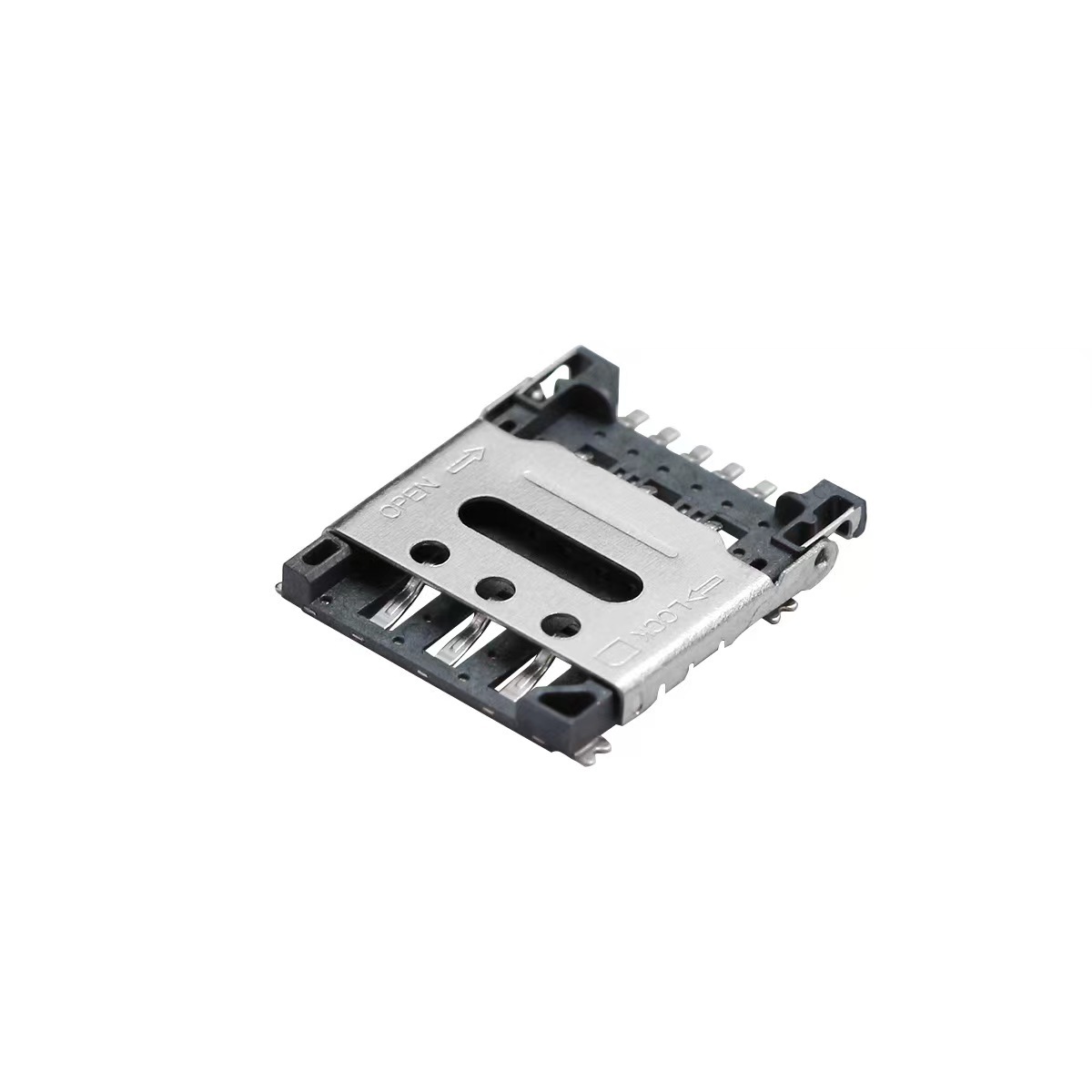 Nano-SIM card holder 1.5 flip phone sim flip 6P patch TF/PUSH Cato high temperature connector