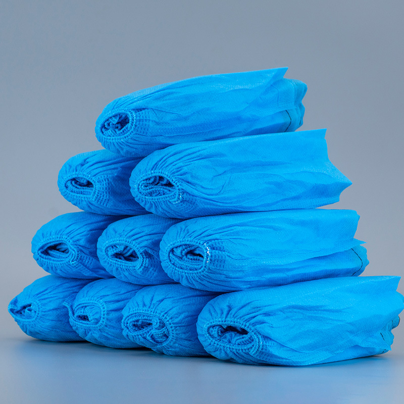 Factory wholesale non-woven conductive shoe cover disposable thickened anti-slip anti-static shoe cover disposable shoe cover