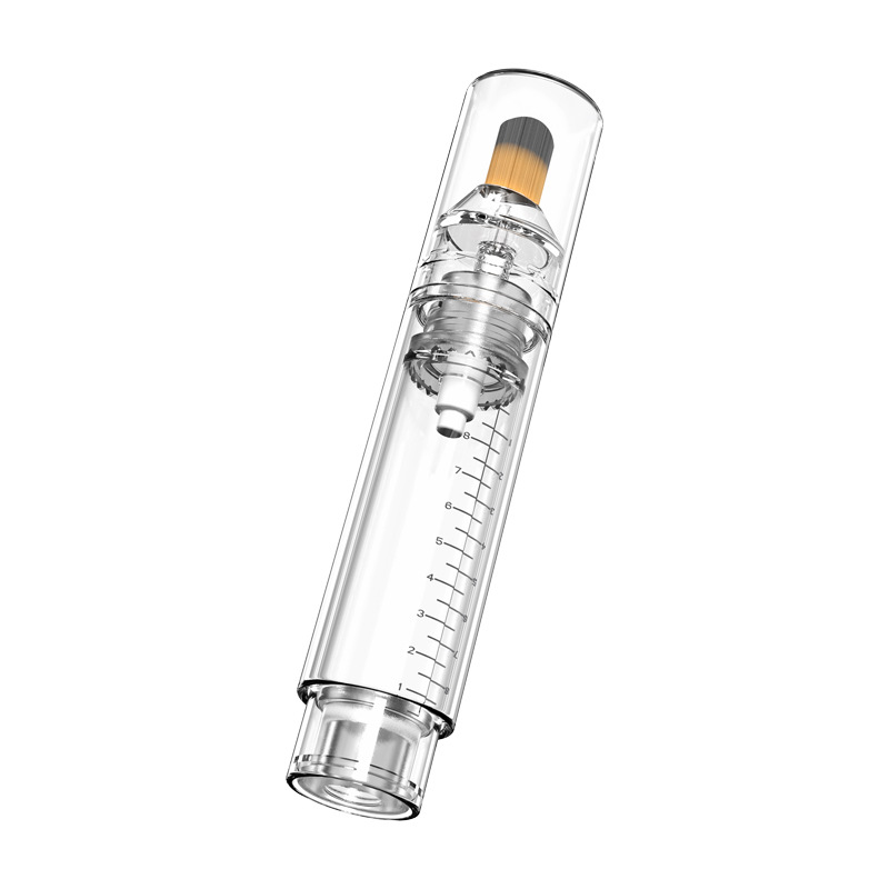 Mino scalp medicine dispenser ball fine needle scalp liquid guide comb transparent hair growth liquid massager pinch music