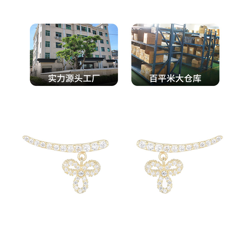 Europe, America, Japan and South Korea Pure Silver Jewelry Earrings Earrings Earrings Necklace Ring Bracelet Processing Mass Customization