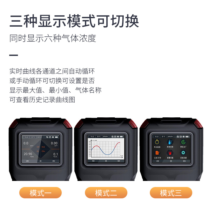 Portable Azide Gas Detector Keyence Toxic and Harmful Gas Concentration Leak Alarm Analyzer