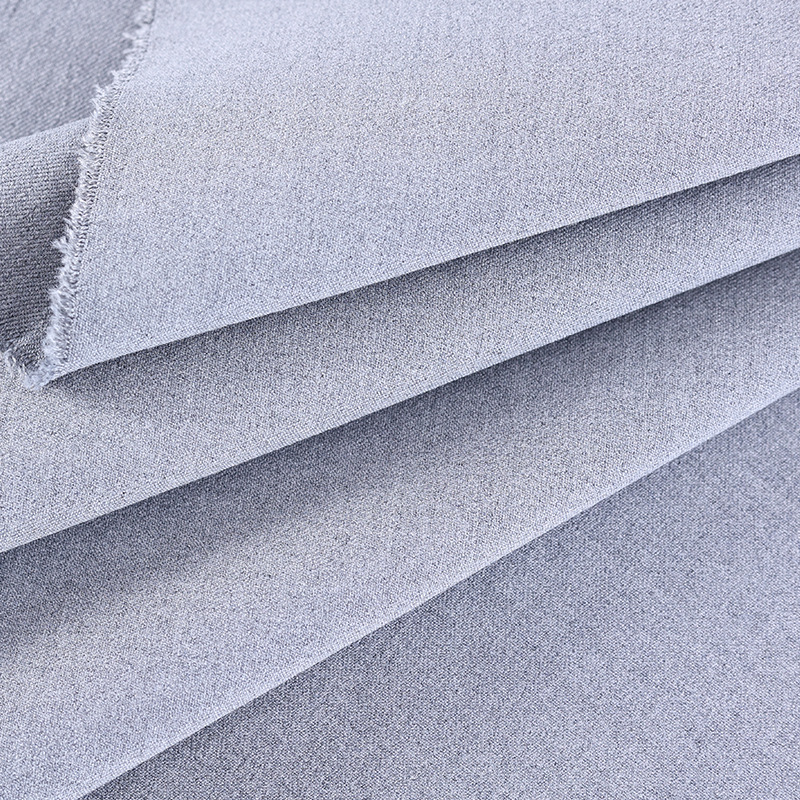 TR color spinning thickened twill four-sided elastic fabric high-end suit women's dress pants fabric autumn and winter in stock