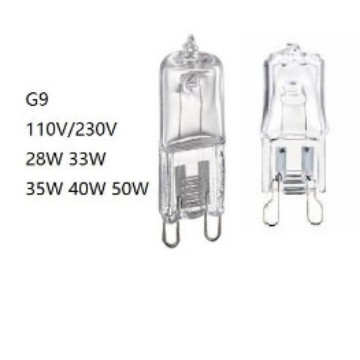 Factory Direct Supply G4 G5.3 G6.35 G8 G9 Melted Wax Heating Lamp Aromatherapy Lamp Two-Pin Halogen Tungsten Lamp