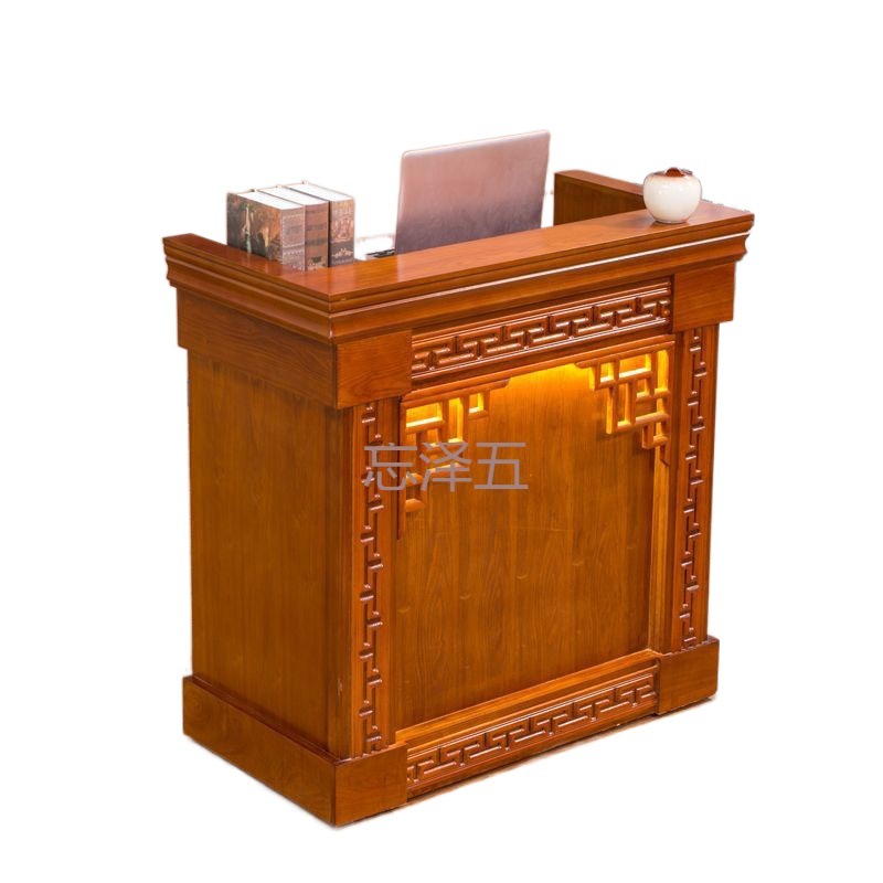 PCGS Chinese Cashier Bar Front Desk Small Supermarket Beauty Salon Internet Celebrity Antique Barber Shop Milk Tea Shop Reception