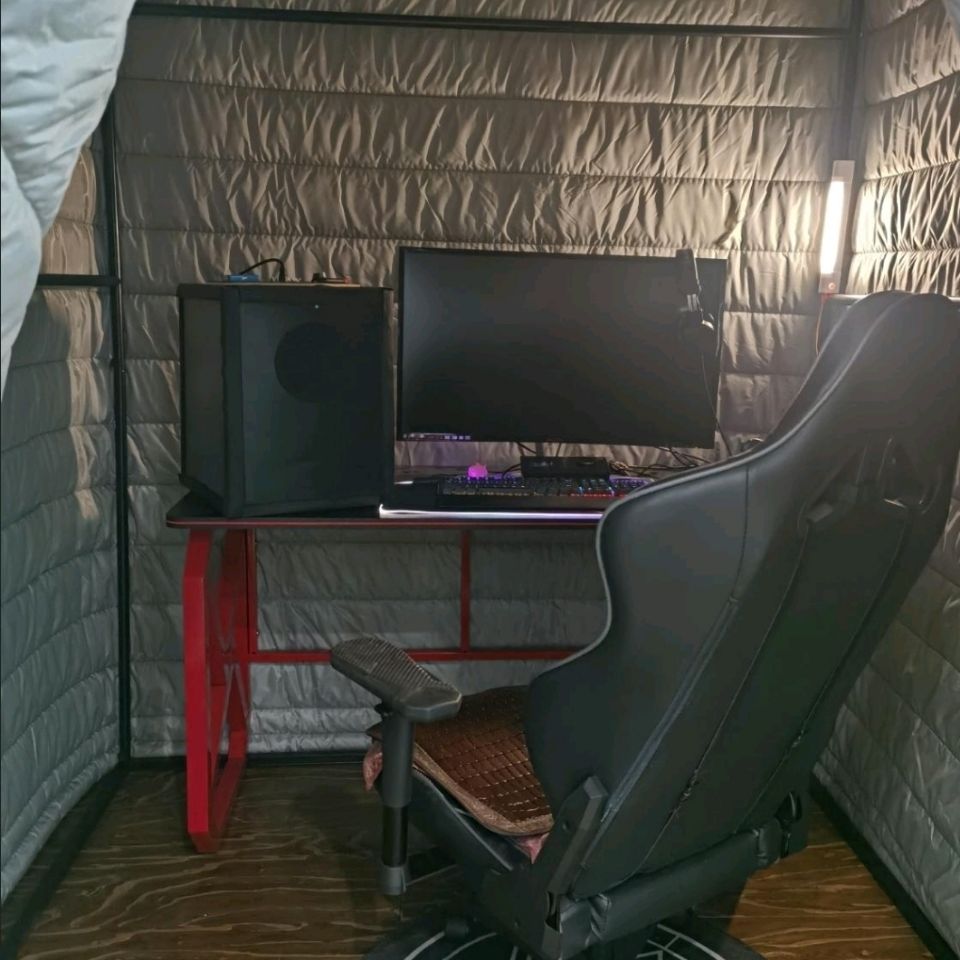 ♡ Customized Recording Studio Soundproofing Silent Room Live Broadcast Soundproofing Silencer Audio Book Recording Soundproofing Cover Thickeneded