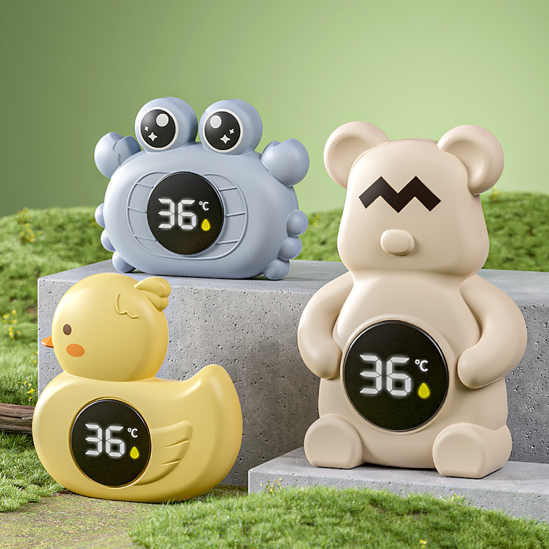 Термометр для ванны, измеритель температуры в комнате, милый мультяшный термометр для воды в ванной