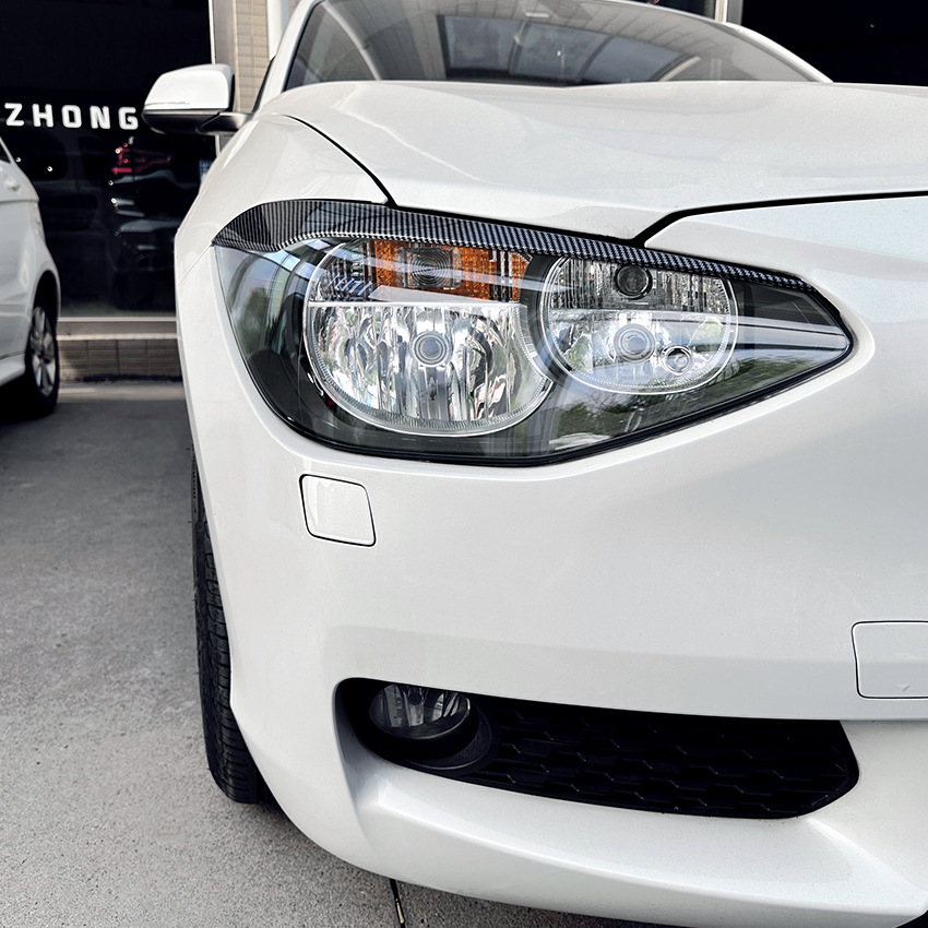 Applicable to BMW 1 Series F20 F21 early 2011-2014 early low headlight lamp eyebrow car stickers exterior modification