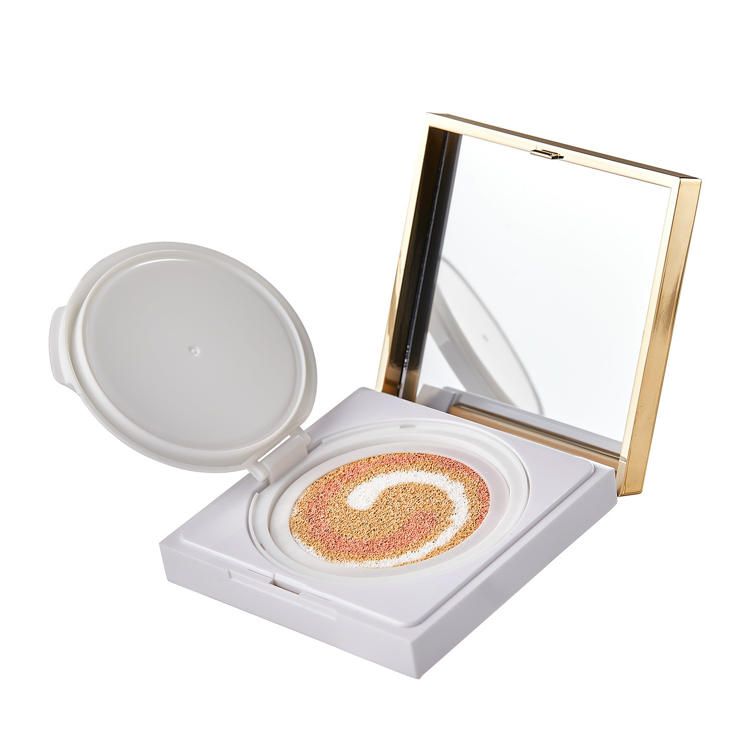 Famous Beauty Bird's Nest Cordyceps Skin Nourishing Dna Sodium Water Light Cushion Cream Water Light Three-Color Cushion Cream Wholesale 3389