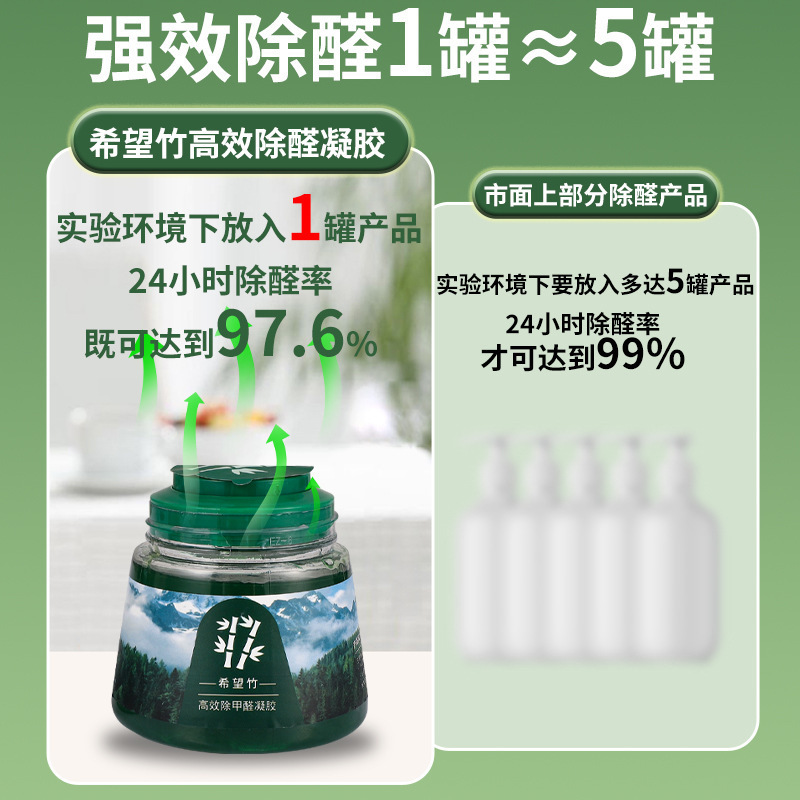 High efficiency in addition to formaldehyde gel formaldehyde absorption magic box new house new car household aldehyde remover air fresh purification small green tank