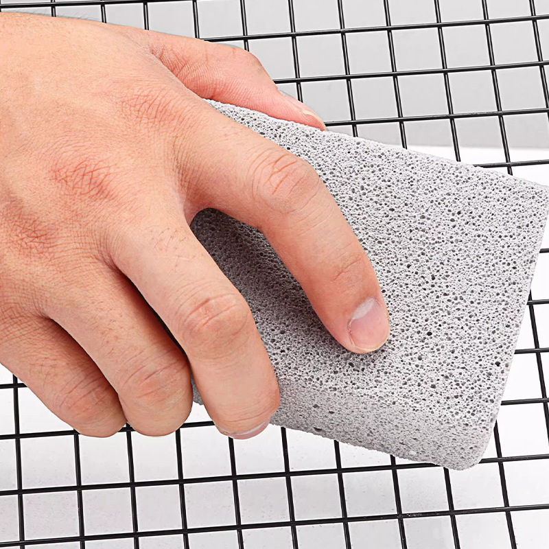 Cleaning stone explosion barbecue cleaning brick small gray brick BBQ barbecue grill grill tray cleaning tools oil cleaning pumice stone