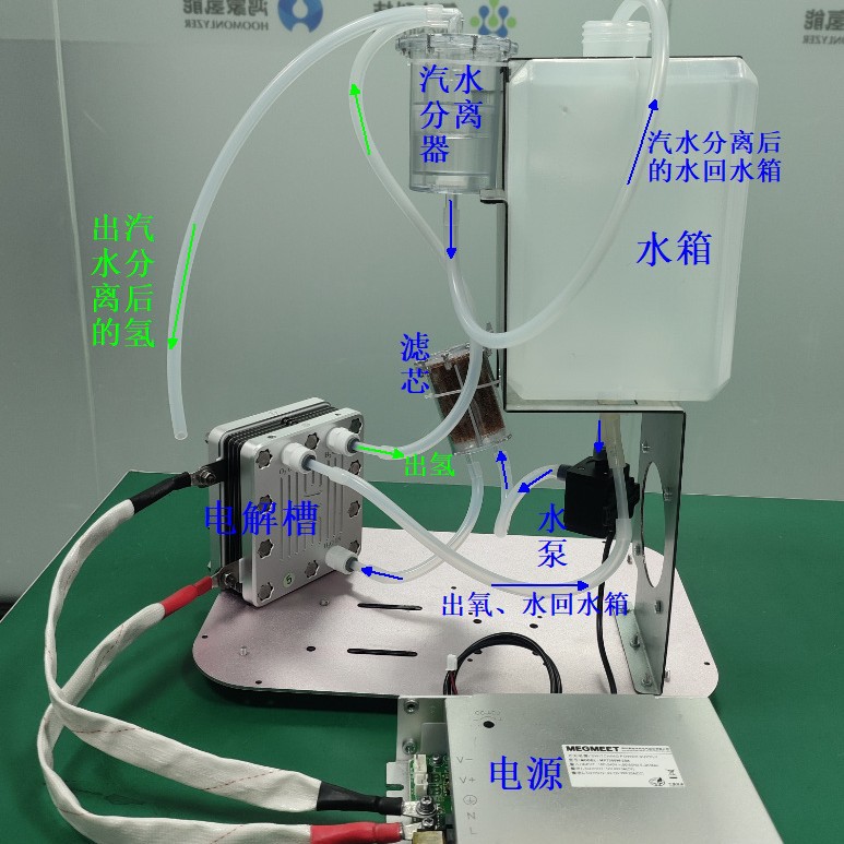 600ml Hydrogen Cow Imported Membrane Large Flow Hydrogen Electrolytic Tank Pure Water Electrolytic Hydrogen Air Generator Pem Electrolytic Tank
