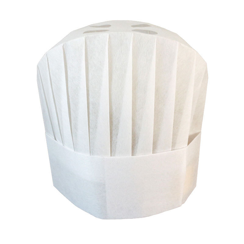 Cross-Border Logo, Disposable Dome Chef Hat, Sanitary Hat for Restaurants and Hotels, Disposable