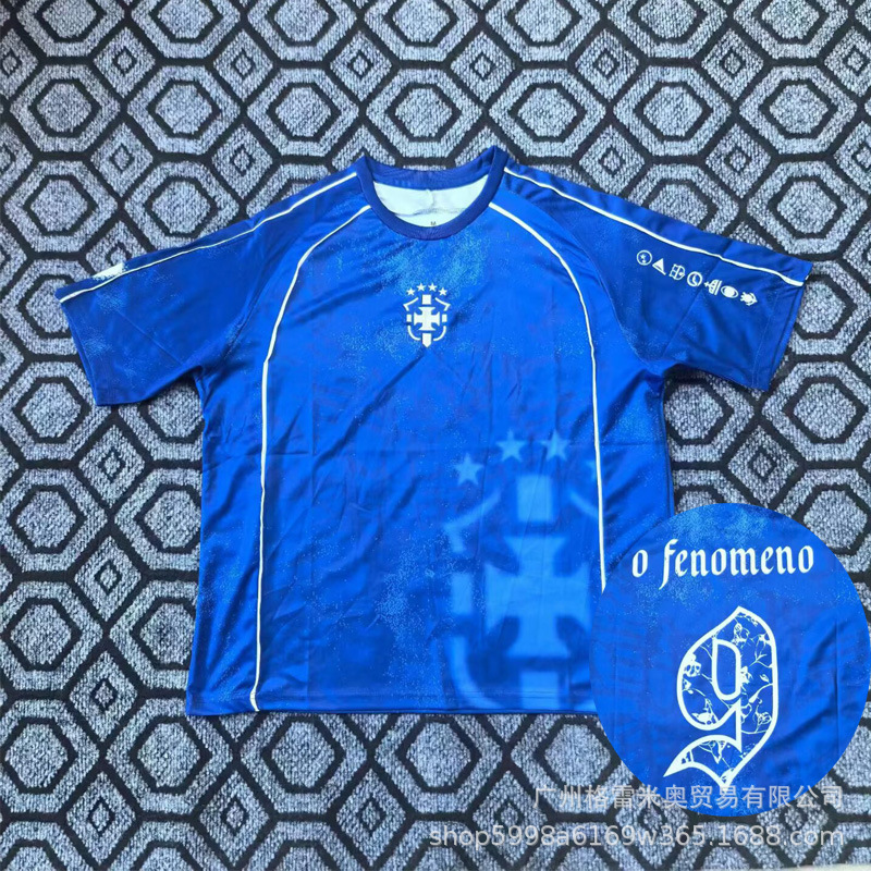 Коллекция формы Бразилии 1998 года ретро футбольная форма 202223 классическая форма Бразилии
