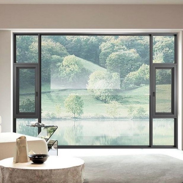 122 Beidou series high-end broken bridge aluminum system doors and windows sound insulation and heat insulation casement windows bedroom aluminum alloy door and window seals