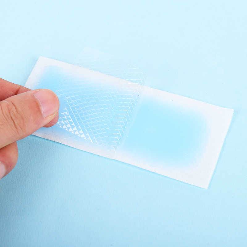 Medical cooling stickers children adult cooling forehead cooling stickers physical cooling stickers in stock can be labeled in stock