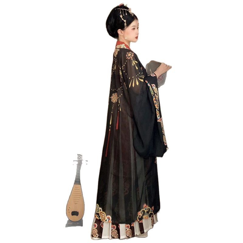 Original Genuine Hanfu [Lanxi] Tang Dynasty-made Qi Chest Skirt Daily Light and Thin Big Sleeve Shirt Full Spring and Summer Hanfu