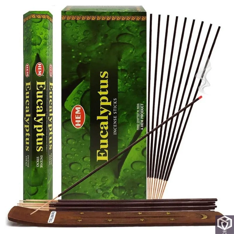 Hem Incense Indian Deep Forest Rain Early Rain Pine Egyptian Jasmine Eucalyptus Citronella Purifying Air Soothing Aromatherapy