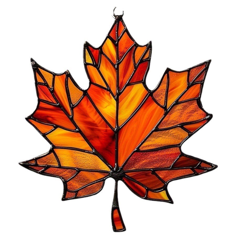 New Acrylic Maple Leaf Thanksgiving Decorations