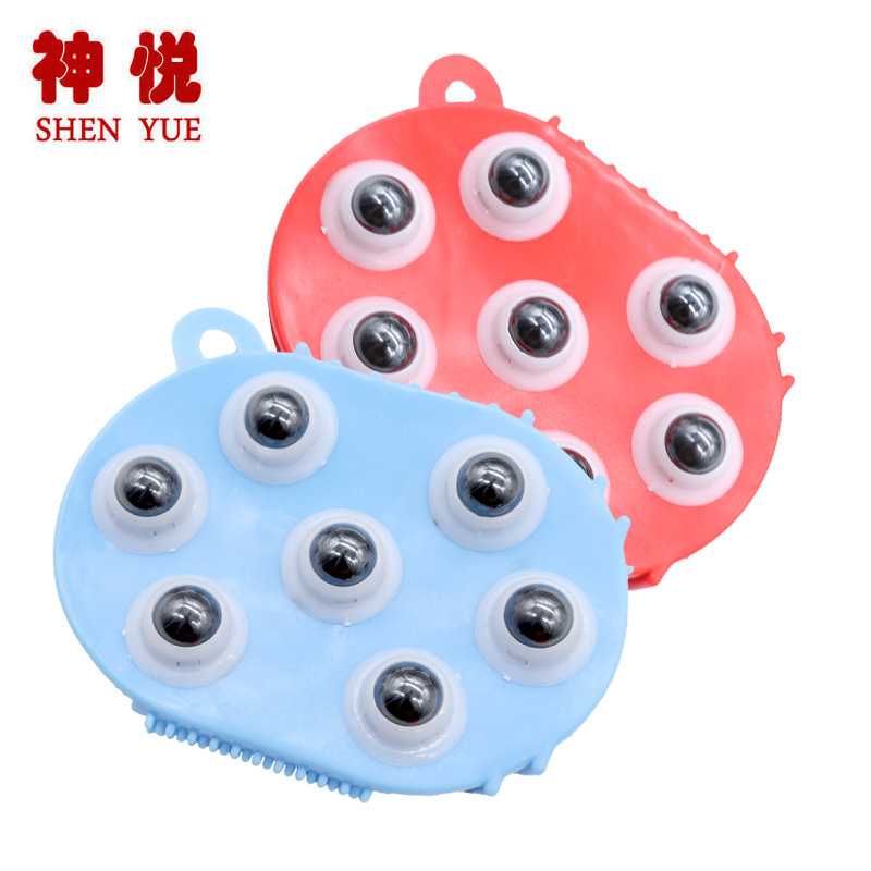 138 магнитных шариков, массажная щетка, массаж с эфирными маслами, щетка с девятью шариками, массаж с роликовыми стальными шарами