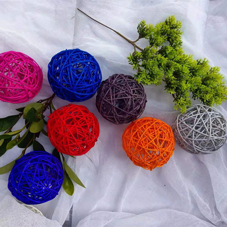 Factory Direct Sales 3cm - 80cm White Takraw Ball Decoration Corridor School Shopping Mall Kindergarten Light String Hanging Decoration