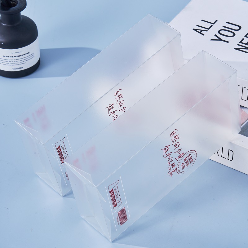 Manufacturer Produces Pvc Transparent Plastic Pet Rectangular Printed Cosmetic Packaging Box Pp Color Printed Small Square Box