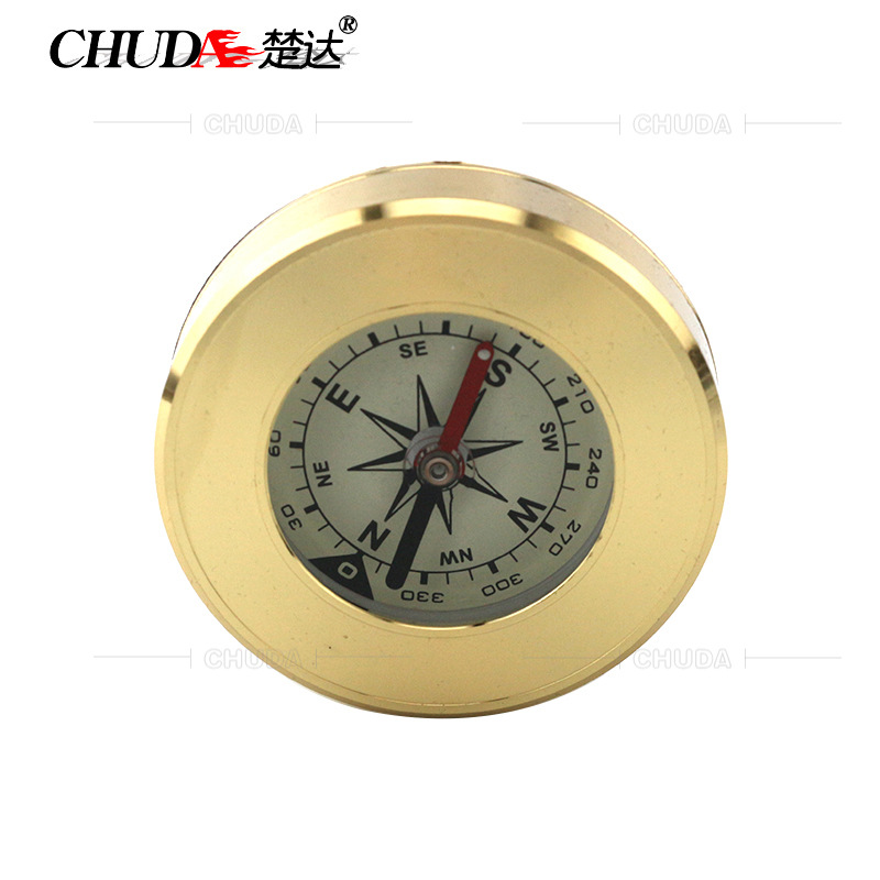 Chuda brass Chinese and English gift base Compass/leisure gift advertising promotion Travel pointer J57