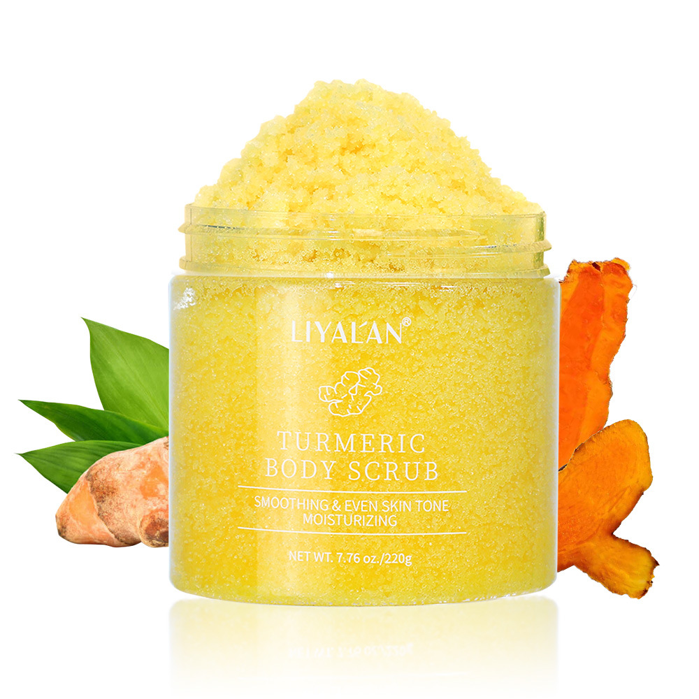 Скраб с куркумой, 7.8 унций, очищающий и смягчающий