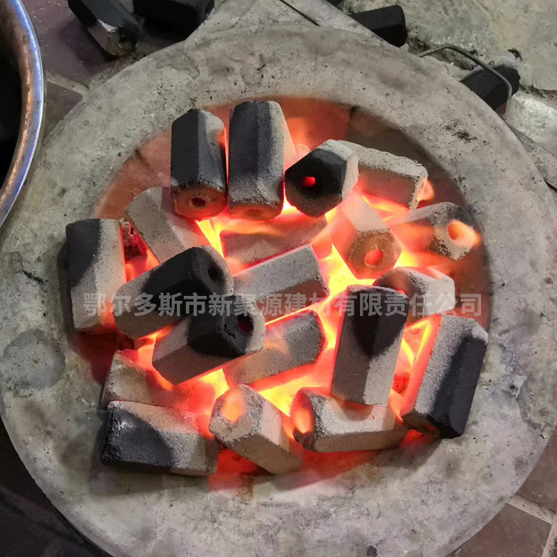 Xinsen Shuo Hexagon Barbecue Mechanism Charcoal 10kg/Box Household Commercial Hot Pot Roast Meat Roast Duck Mechanism Barbecue Carbon