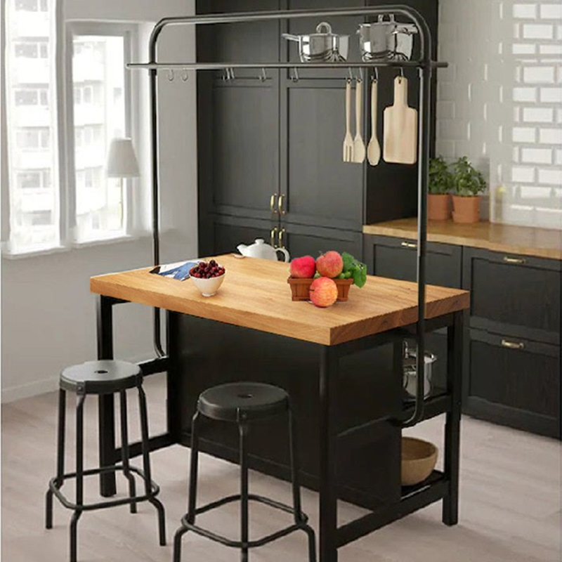 # Movable Island Table Integrated Home Open Kitchen Small Bar Partition Separate Cooking Table Dining Side