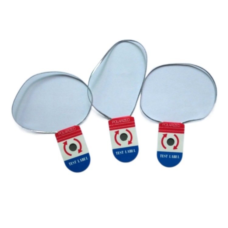 Polarized test card test label glasses tag glasses label printable logo label factory direct supply