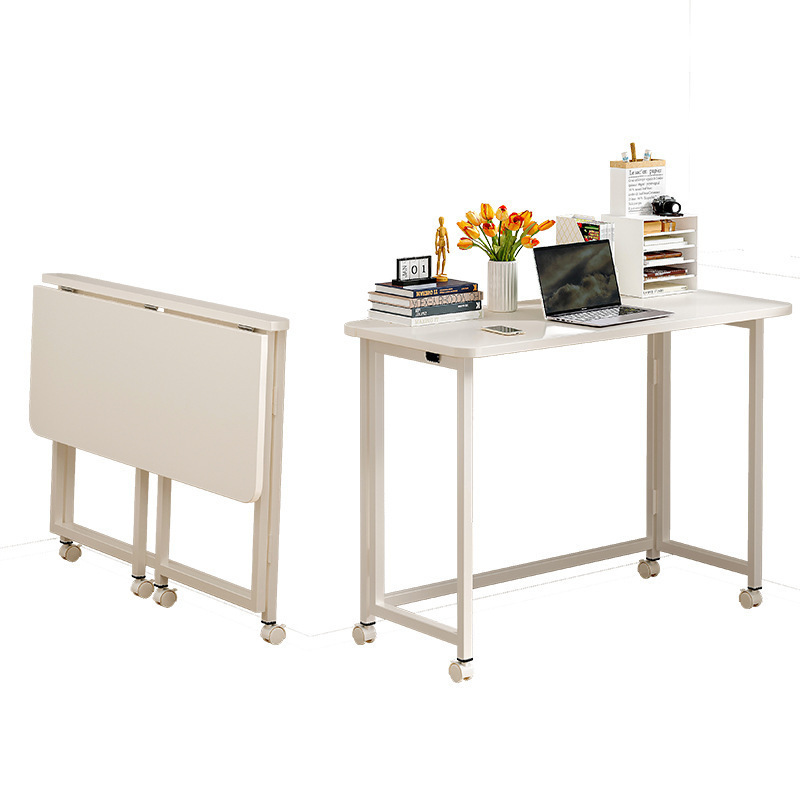 Simple Office Desk Student Home Study Desk Bedside Table Folding Desk Home Movable Computer Desk Workbench
