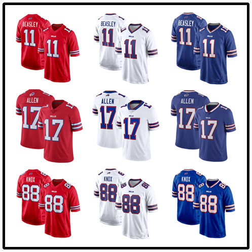 Футболка команды Билл Вышивка футбольный костюм внешняя торговля оптовая 14#DIGGS 17#ALLEN 3#