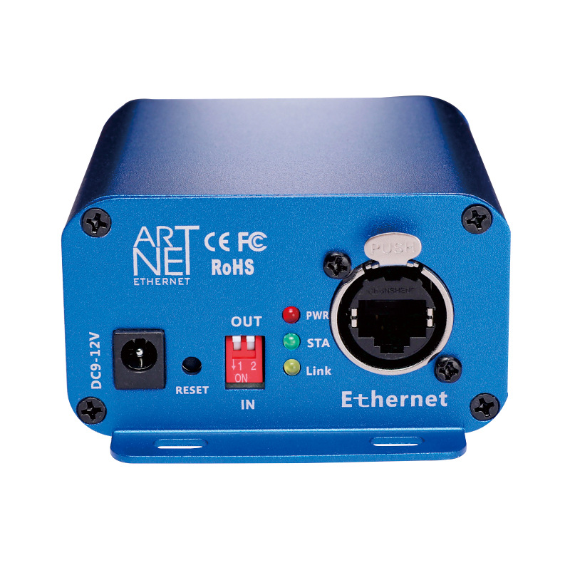 ArtNet-DMX extender stage lamp controller 2 output input ArtNet to DMX signal