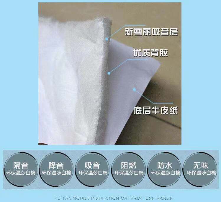 Windsor Cotton White Cotton Sound Insulation Cotton Car Sound Insulation Self-adhesive Sound Absorbing Cotton Four-door Full Vehicle Anti-vibration Board Sound Insulation