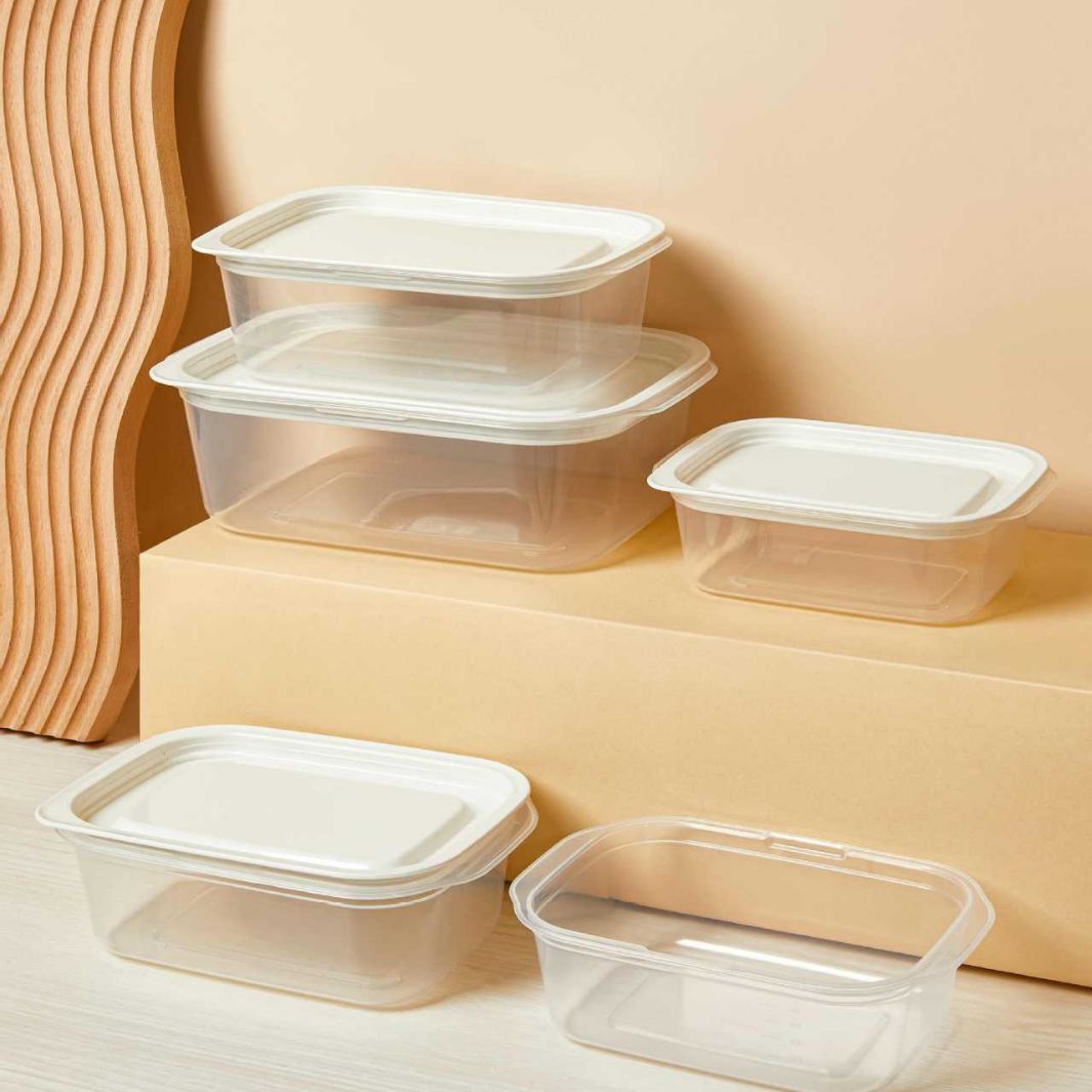 Factory wholesale food grade PP packing box fresh-keeping box Rong Xiaoguan restaurant packing box microwave refrigerated packing box