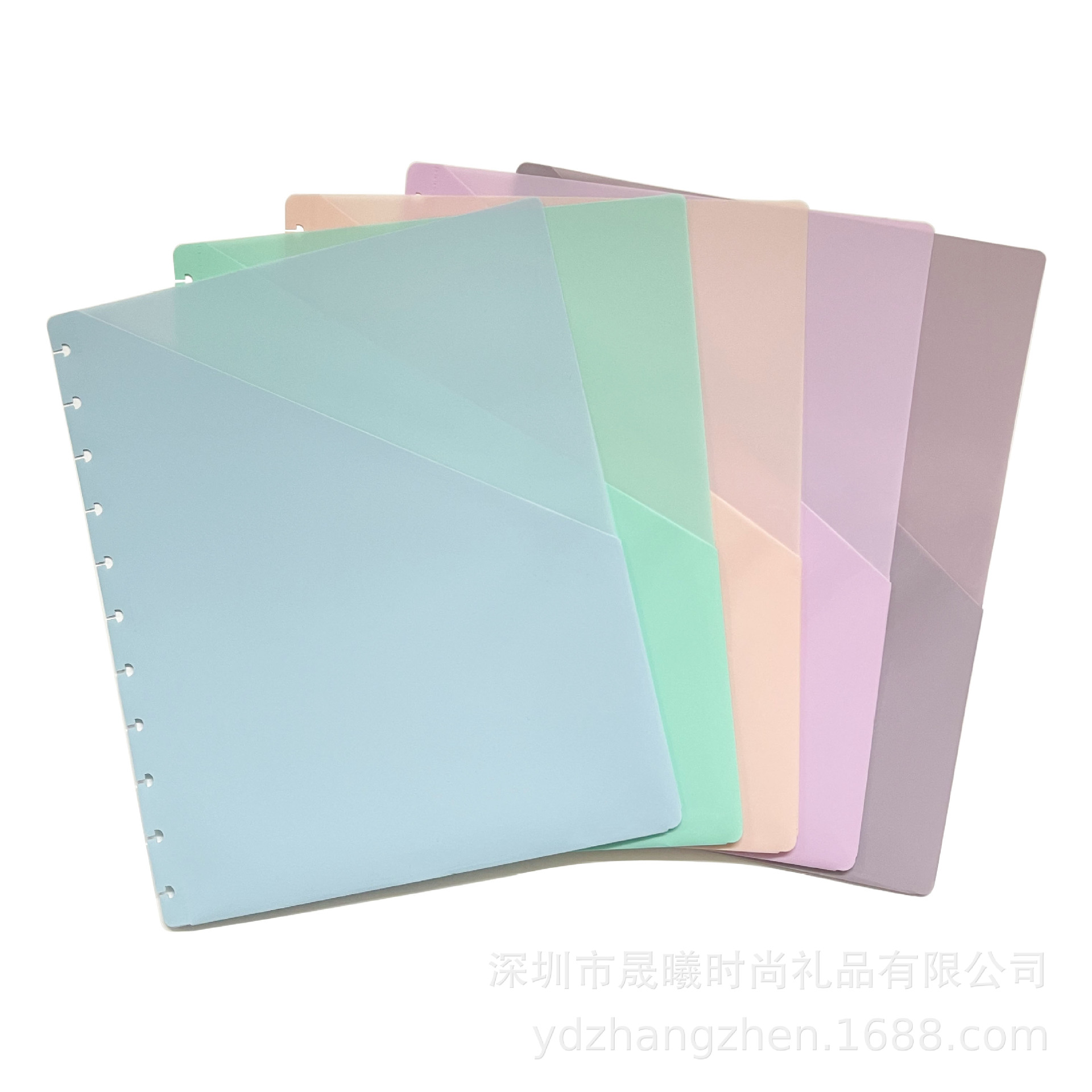 Mushroom hole double-sided pocket storage clip double pocket folder pocket mushroom hole folder manufacturers wholesale