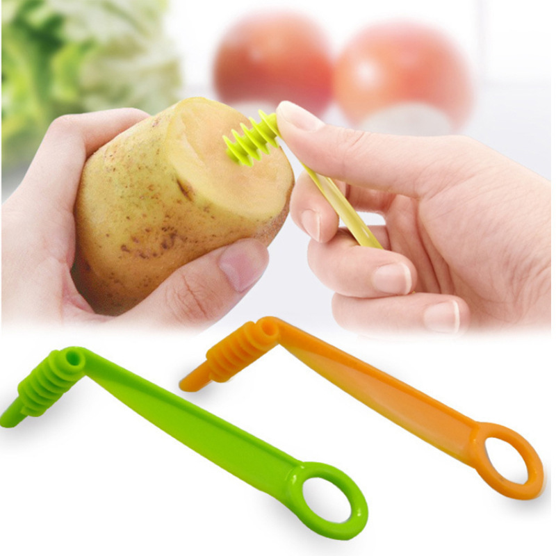 Cucumber Spiral Slicer, Hand-Cranked Cucumber Slicing, Multi-Functional Vegetable Cutter, Creative Peeling Knife Customization