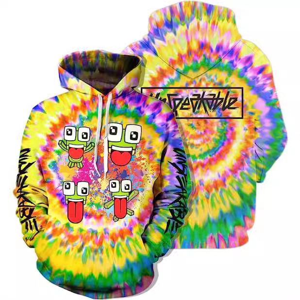 2025 Cross-Border New Style Colorful 3D Digital Printing Sweatshirt Hoodie Kidsren's Cosplay Clothing Factory Direct Sale