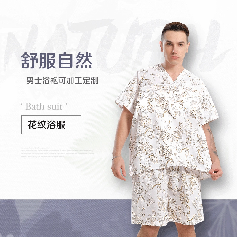 Disposable Bathrobes for Spa Clubs, Sauna Bathing Suits, Foot Massage Disposable Bathrobes, Steam Suits, Traditional Chinese Massage Bathrobes