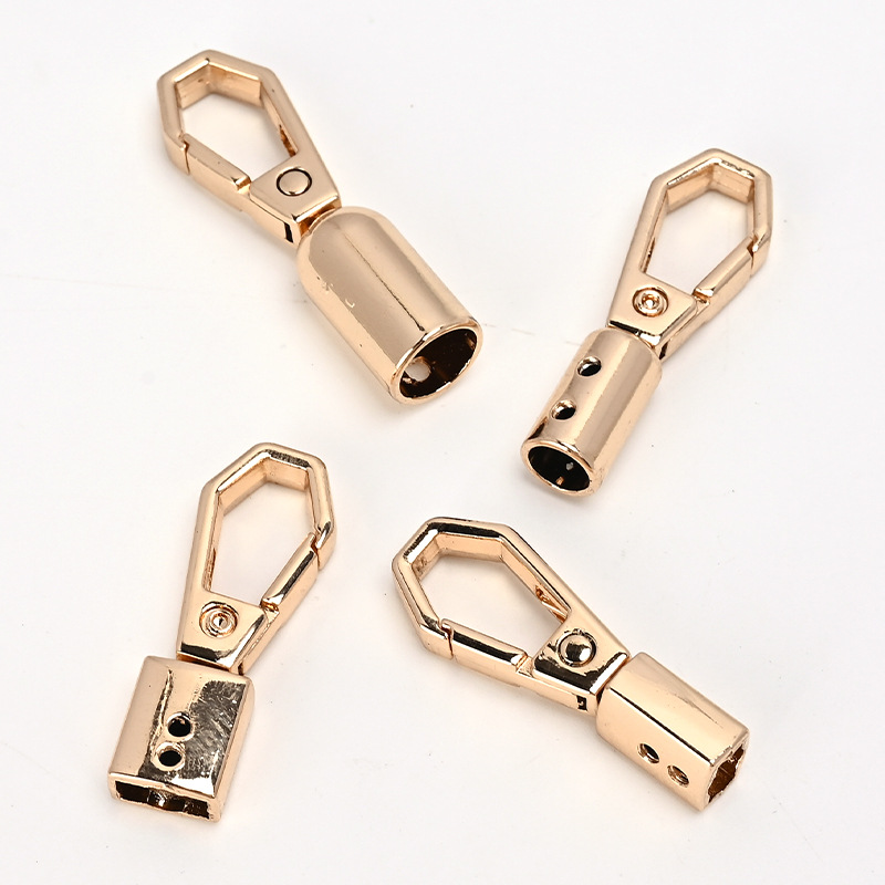 Luggage hardware accessories hanging clock dog buckle woven bag shoulder strap leather rope pet buckle DIY jewelry link buckle