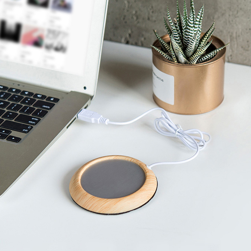 Cross-border explosions usb heating coaster base metal cup constant temperature coaster coffee warmer coaster gift