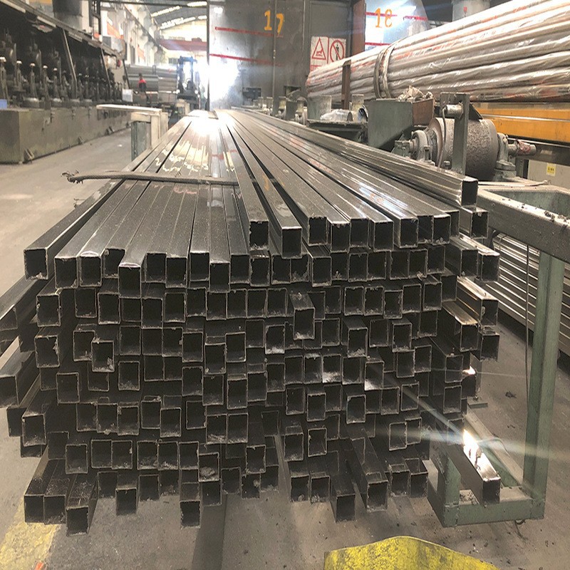 304 Stainless Steel Square Tube, 210 Stainless Steel Thick-Walled Hollow Round Tube, Mirror Square Tube, Black Titanium Square Tube, Cut Rectangular Tube