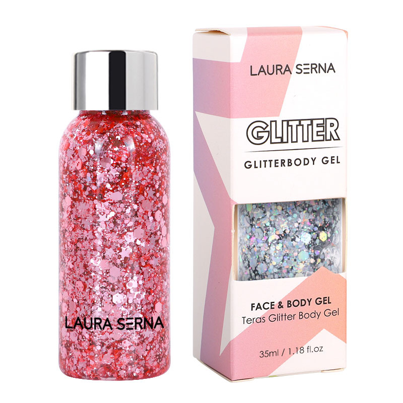 Cross-Border Popular Sequin Cream Sequin Gel Children's Performance Cosmetics Head Face Body Decoration Supplies