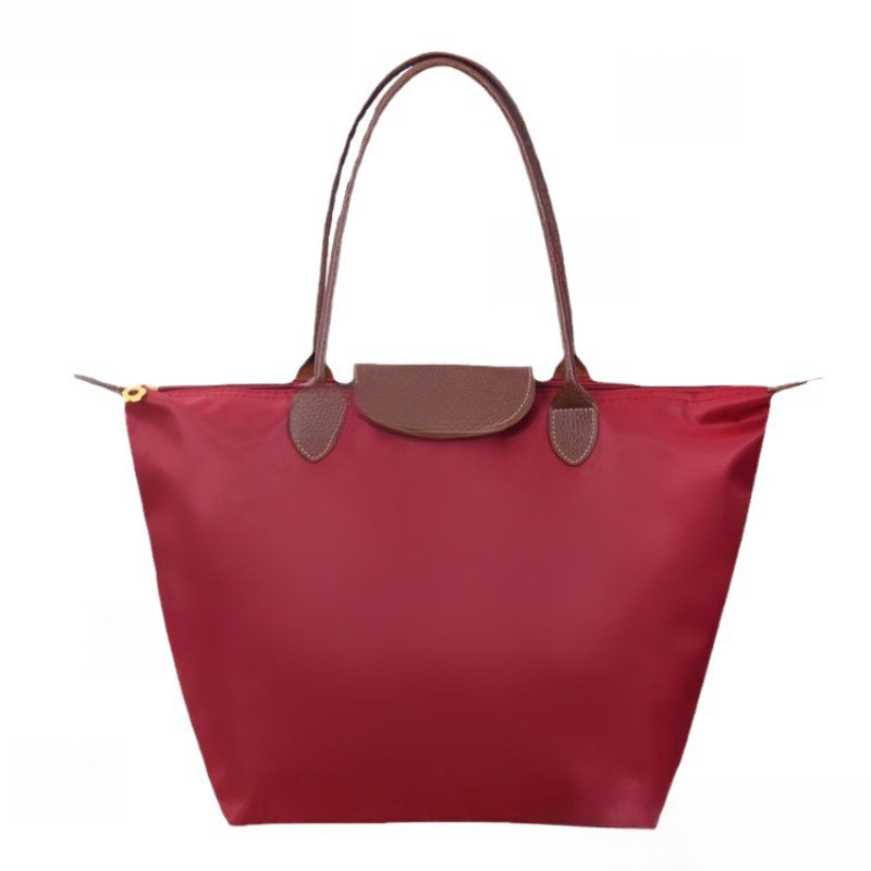 Dropshipping Women's Shoulder Portable Dumpling Bag Travel Storage Bag Dumpling Bag Foldableing Shopping Bag Mommy Bag