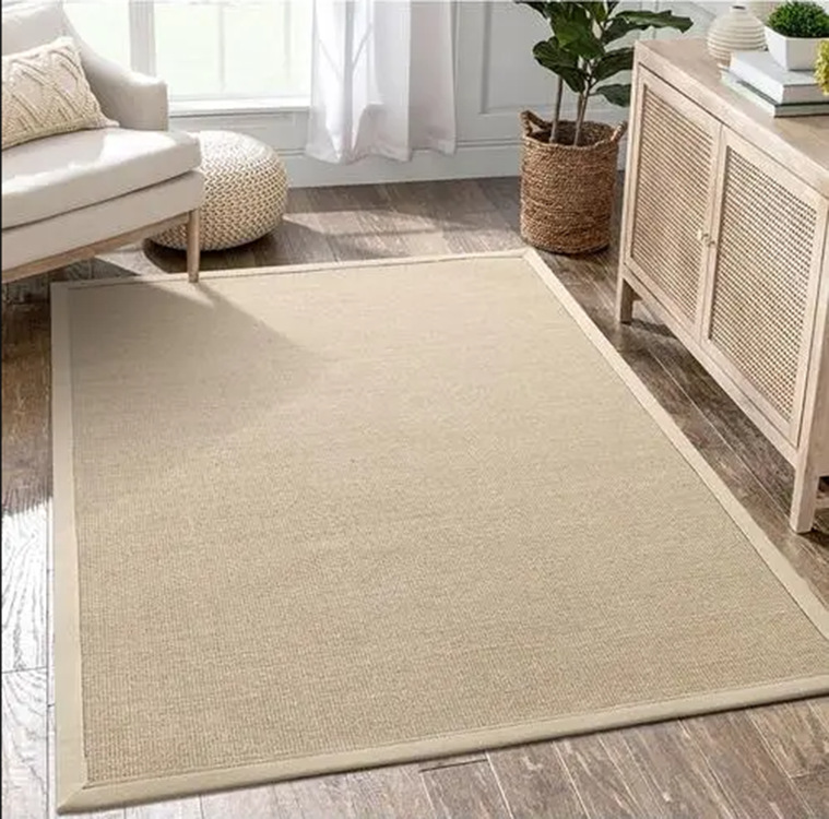 Tuou Customized Jute Sisal Wall Covering Commercial Carpet Wall Covering Carpet Wall Covering Woven Carpet